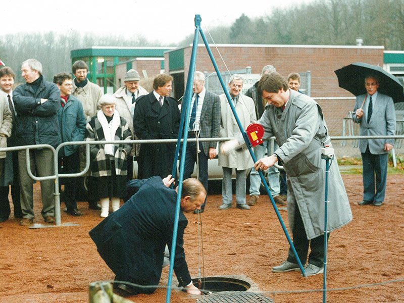 Openingshandeling drukriolering